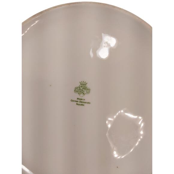 Vintage JLMENAU Graf Von Henneberg German Porcelain Serving Bowl 10" - Picture 9 of 9